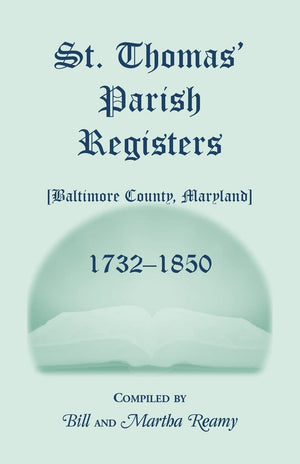 St. Thomas' Parish Register, 17321850,Used
