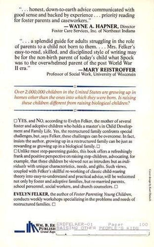 Raising Other People's Kids  Successful ChildRearing in the Restructured Family,Used