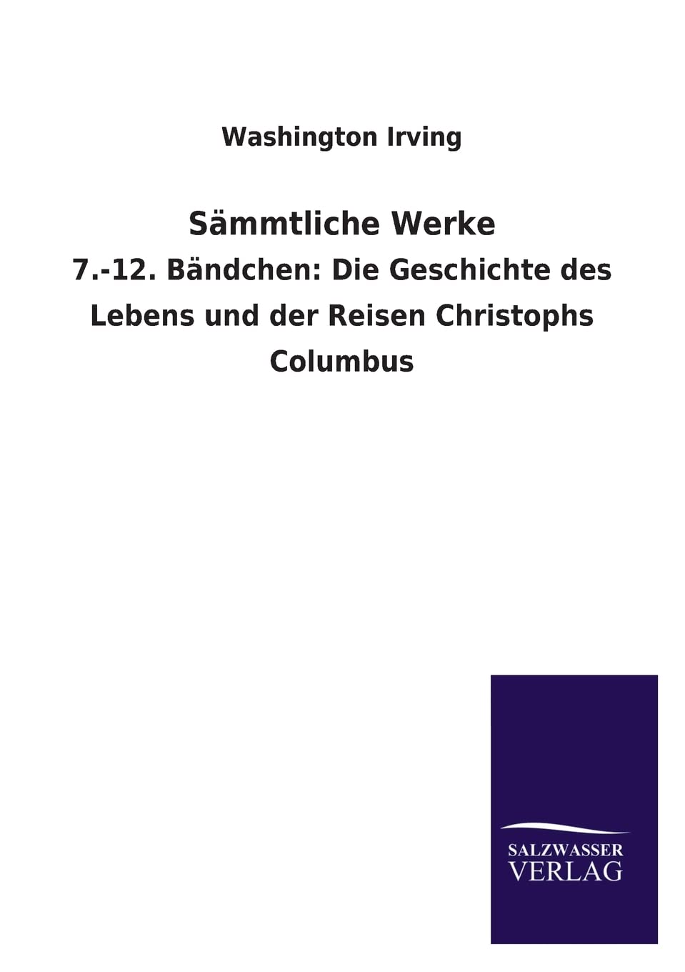 Sammtliche Werke (German Edition),Used