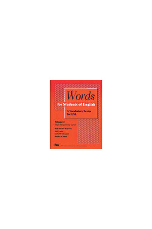 Words For Students Of English : A Vocabulary Series For Esl, Vol 2 (Pitt Series In English As A Second Language) (Volume 2),Used