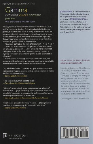 Gamma: Exploring Euler'S Constant (Princeton Science Library)