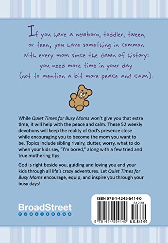 Quiet Times for Busy Moms: 52 Devotions,Used