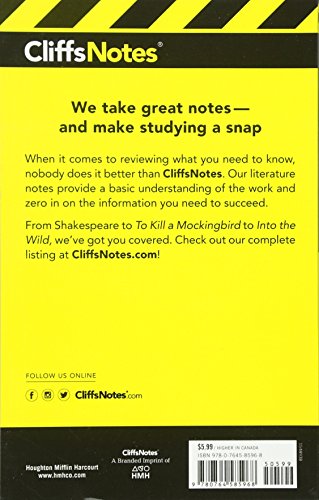 Cliffsnotes On Steinbeck'S The Grapes Of Wrath (Cliffsnotes Literature Guides)