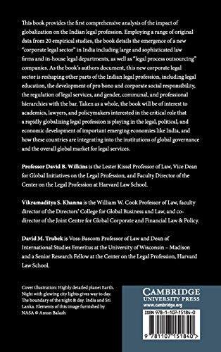 The Indian Legal Profession in the Age of Globalization: The Rise of the Corporate Legal Sector and its Impact on Lawyers and So,Used