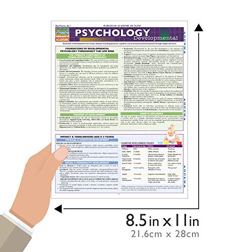Psychology: Developmental (Life Span) (Quick Study Academic),New