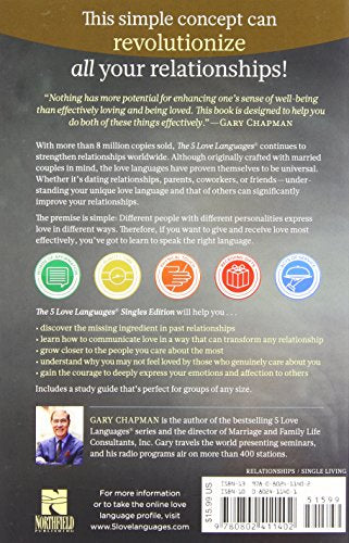 The 5 Love Languages Singles Edition,New