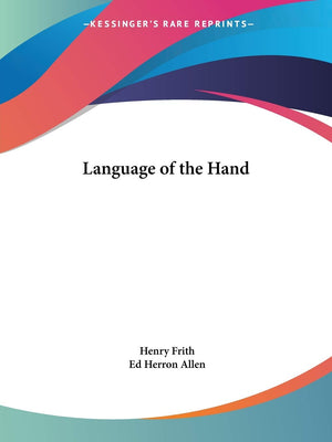 Language of the Hand,New
