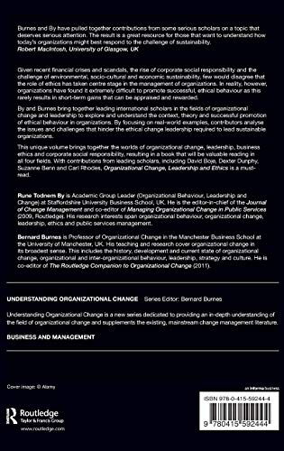 Organizational Change, Leadership and Ethics: Leading Organizations Toward Sustainability (Routledge Studies in Organizational C,Used