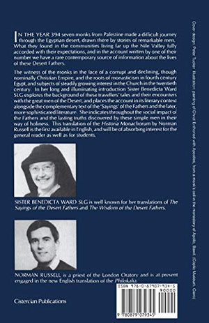 The Lives of the Desert Fathers: Historia Monachorum in Aegypto (Cistercian Studies No. 34) (Volume 34),Used