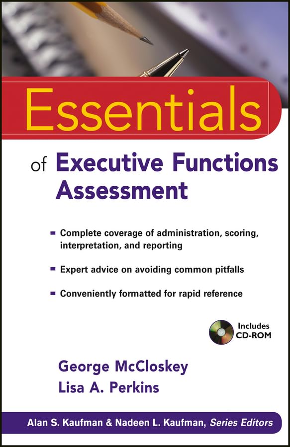 Essentials of Executive Functions Assessment,Used