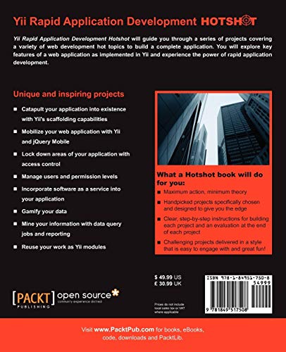 Yii Rapid Application Development Hotshot,Used