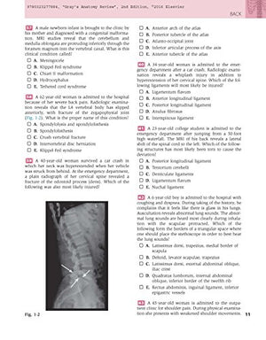 Gray'S Anatomy Review: With Student Consult Online Access, 2E,Used