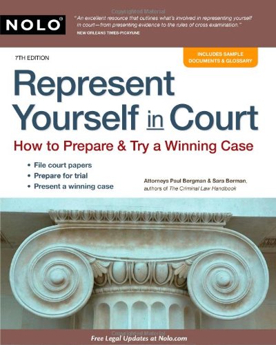 Represent Yourself In Court: How To Prepare & Try A Winning Case