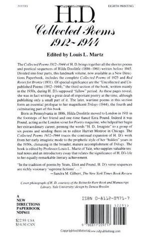 Collected Poems 19121944 (H.D.),New