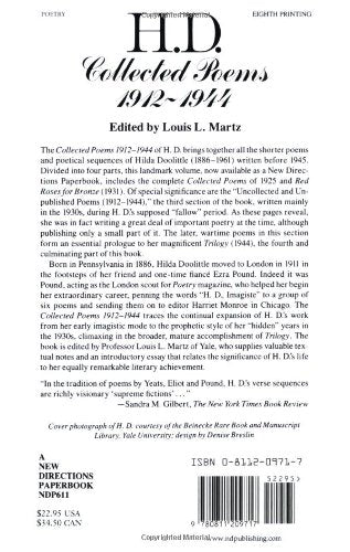 Collected Poems 19121944 (H.D.),New
