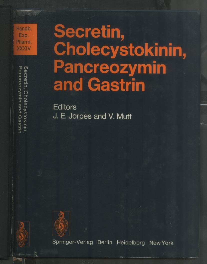 Secretin, Cholecystokinin, Pancreozymin and Gastrin (Handbook of Experimental Pharmacology, 34),Used