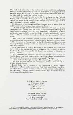 Stage Management and Theatrecraft: A Stage Manager's Handbook,Used