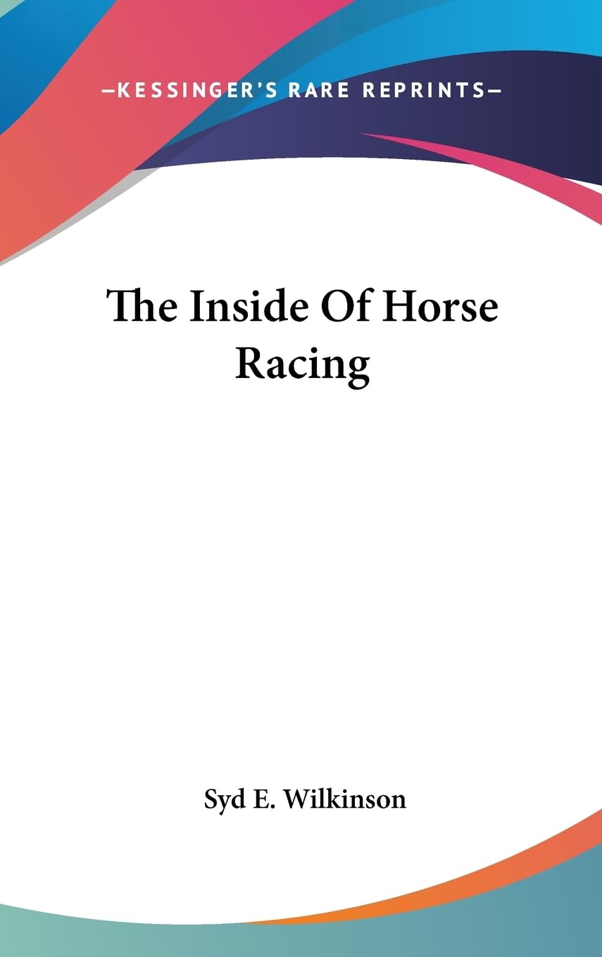 The Inside Of Horse Racing,New