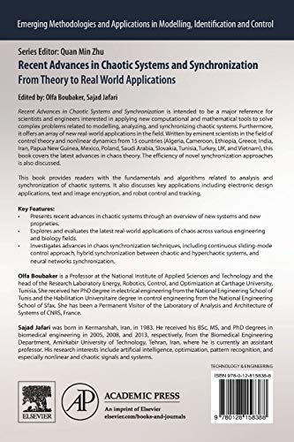 Recent Advances in Chaotic Systems and Synchronization: From Theory to Real World Applications (Emerging Methodologies and Appli,Used