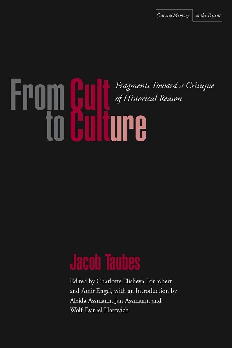 From Cult To Culture: Fragments Toward A Critique Of Historical Reason (Cultural Memory In The Present),Used