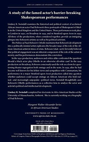 The Politics of Paul Robeson's Othello (Margaret Walker Alexander Series in African American Studies),Used