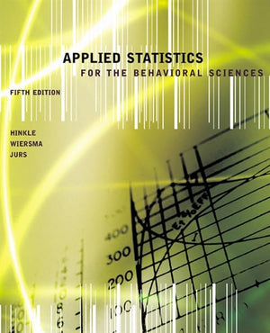 Applied Statistics for the Behavioral Sciences,Used