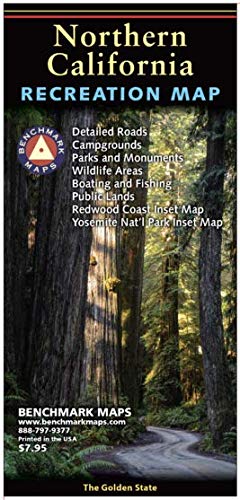 Northern California Recreation Map,Used
