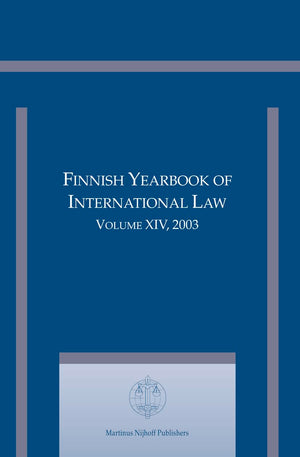 Finnish Yearbook of International Law, Volume 14 (2003),Used
