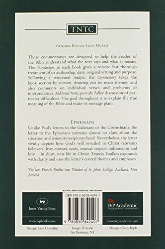 Ephesians (Tyndale New Testament Commentaries),Used