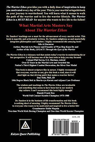 The Warrior Ethos: Daily Motivation for Martial Artists and Warriors,Used