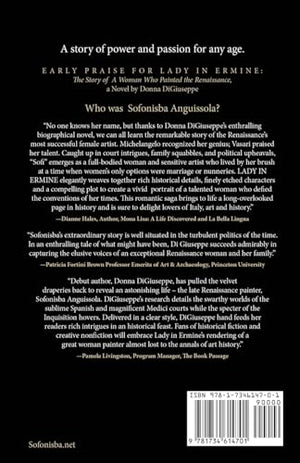 Lady in Ermine  The Story of a Woman Who Painted The Renaissance: A Biographical Novel of Sofonisba Anguissola,Used
