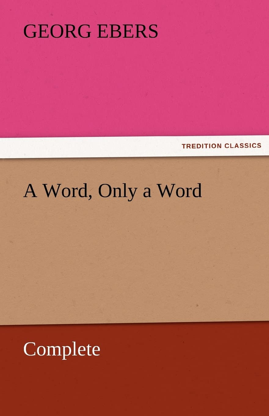 A Word, Only a Word  Complete,Used