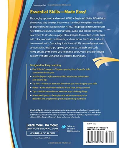 Html: A Beginner'S Guide, Fifth Edition,New