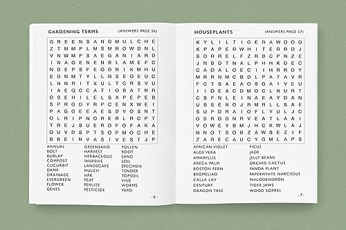 Word Search Puzzle Book For Gardeners: Large Print Word Find Puzzles for Adults (Large Print Brain Games),Used