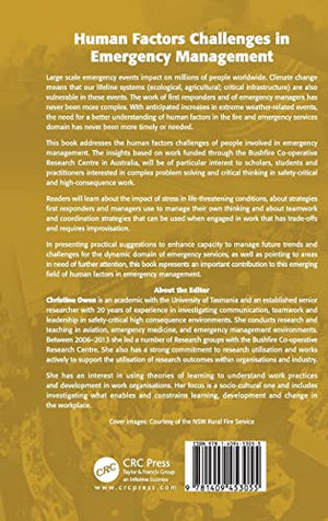 Human Factors Challenges in Emergency Management: Enhancing Individual and Team Performance in Fire and Emergency Services,Used