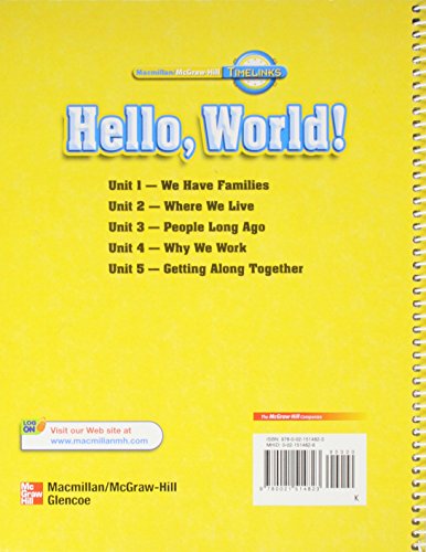 TimeLinks: Kindergarten, Teacher Edition,Used