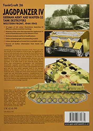 Jagdpanzer Iv  German Army And Waffenss Tank Destroyers: Western Front, 19441945 (Tankcraft)