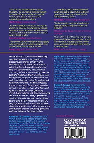 Fundamentals of Stream Processing: Application Design, Systems, and Analytics,Used