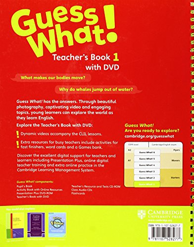 Guess What! Level 1 Teacher's Book with DVD British English,Used