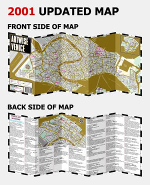 Artwise Venice Museum Map  Laminated Museum Map of Venice, Italy,Used
