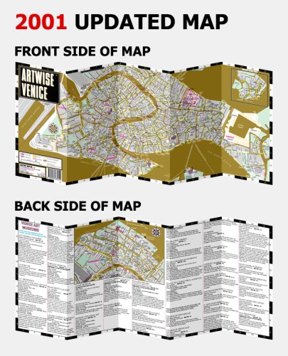 Artwise Venice Museum Map  Laminated Museum Map of Venice, Italy,Used