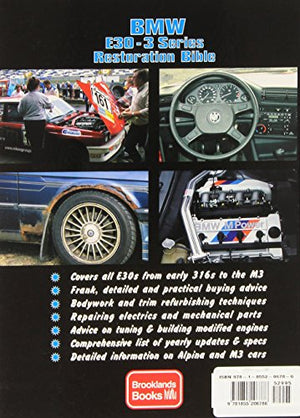 BMWE30  3 Series Restoration Bible,Used