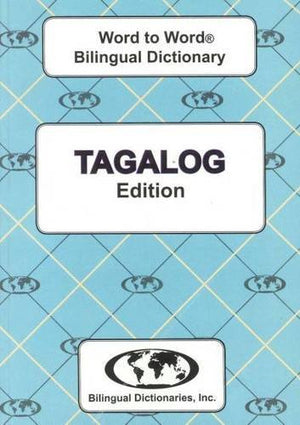 Tagalog edition Word To Word Bilingual Dictionary,Used