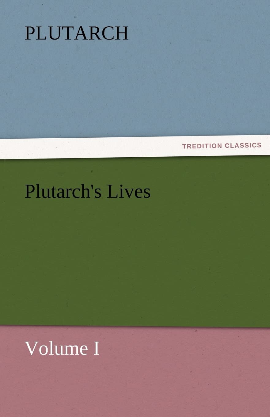 Plutarch's Lives, Volume I,Used