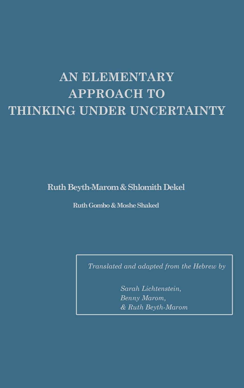 An Elementary Approach To Thinking Under Uncertainty,Used