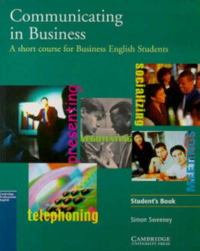 Communicating in Business: A Short Course for Business English Students, American English Edition,Used