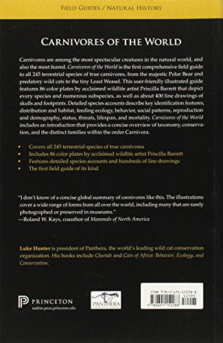 Carnivores of the World (Princeton Field Guides, 78),Used