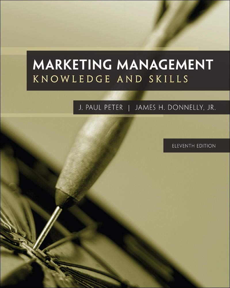 Marketing Management: Knowledge and Skills, 11th Edition,Used