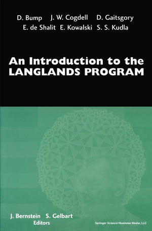 An Introduction To The Langlands Program,Used