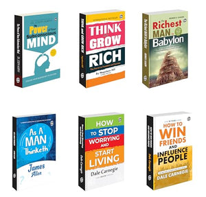 The Power Of Your Subconscious Mind, Think & Grow Rich And More :- Motivational & Self-Help Combo, Life Changing Inspirational Set, Timeless Motivational Bestsellers | Set Of 6 Books